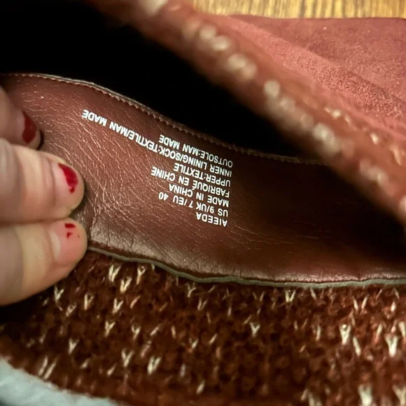 JustFab Aieeda burgundy boot sock calf boots size 9-new no box - Picture 6 of 6